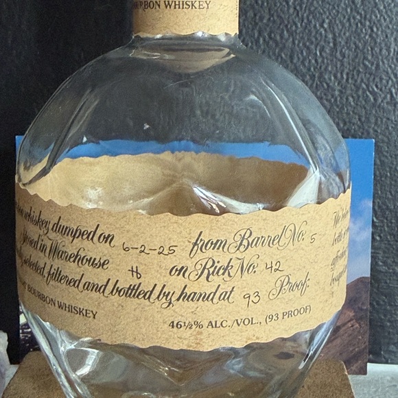 Blanton’s Single Barrel “B” EMPTY BOTTLE w/ Velvet Brown Bag -Rare- - Picture 4 of 4